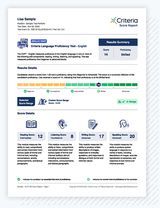 english language proficiency test score report thumbnail