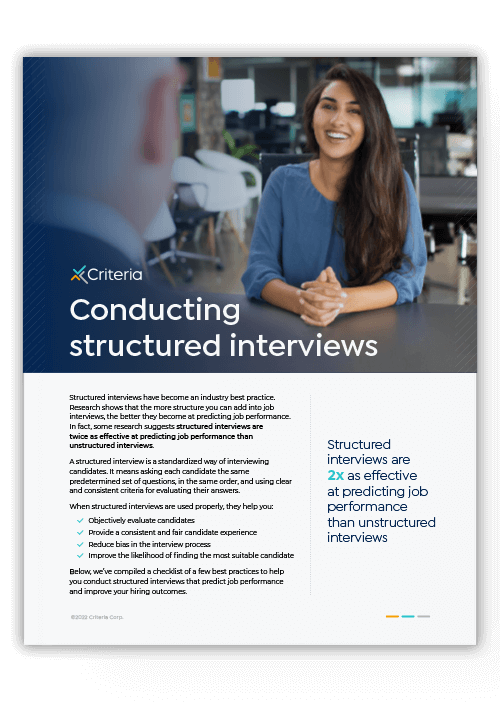 How to Conduct Structured Interviews | Structured Interview Checklist