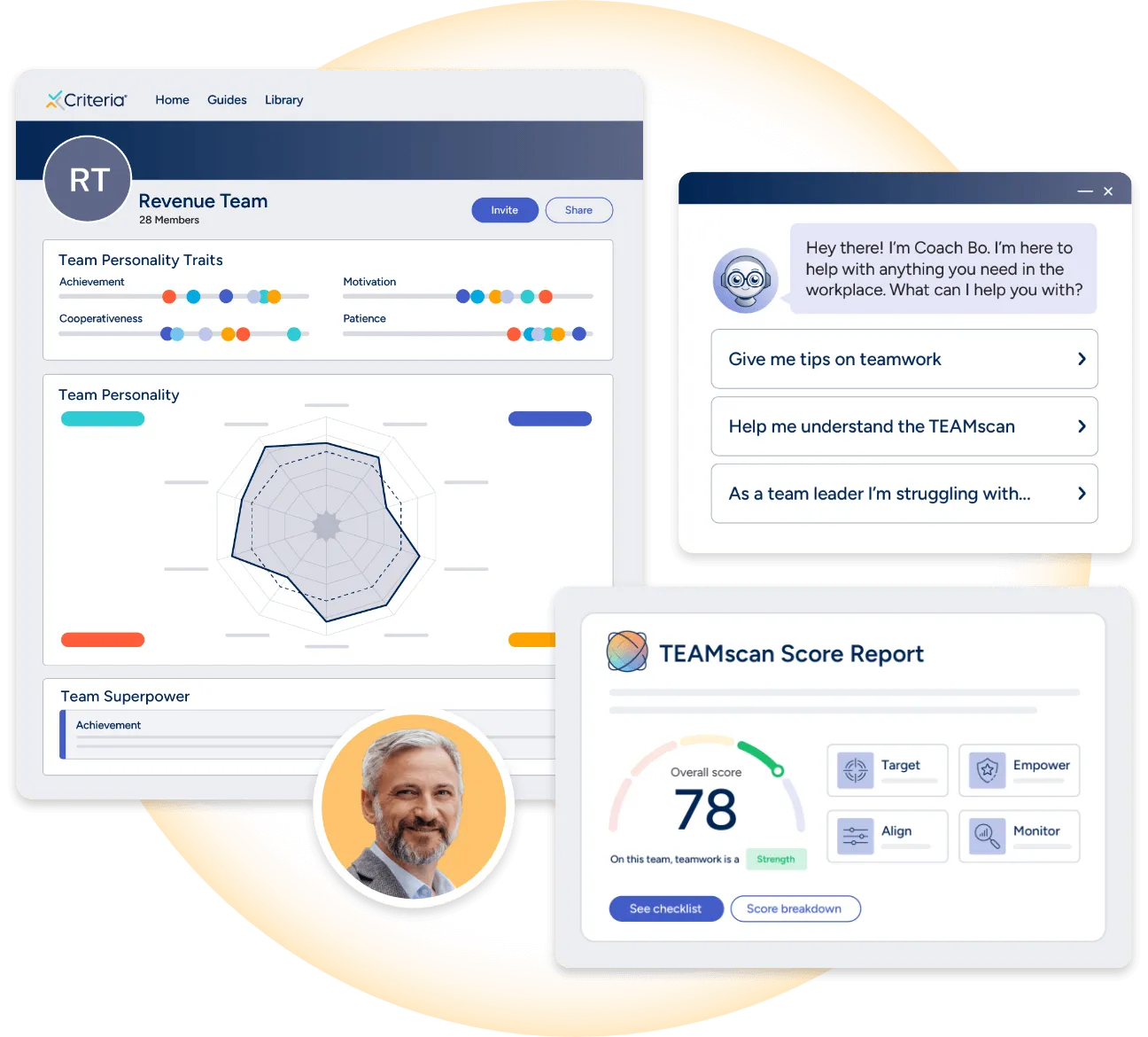 Develop by Criteria platform for team development 