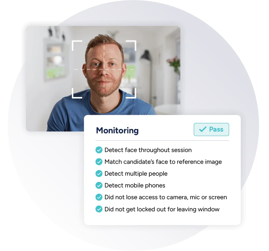 criteria proctoring image analysis
