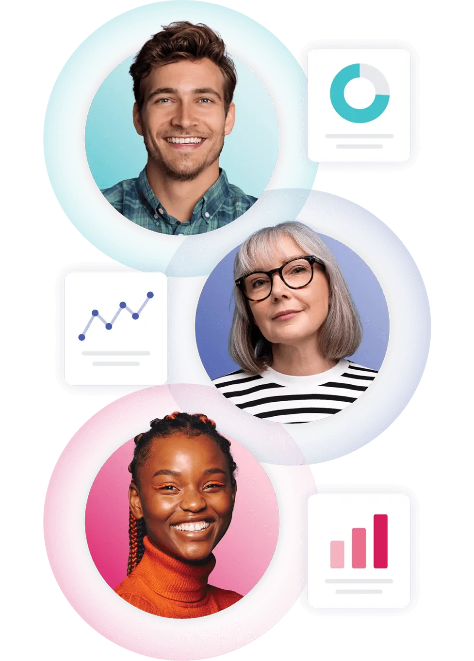 people and charts