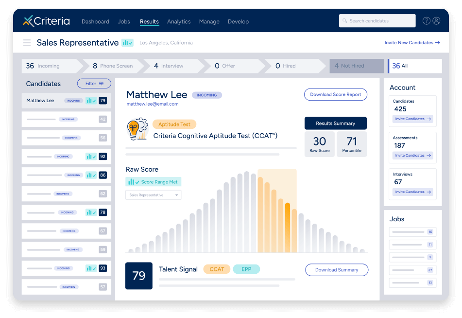 Criteria platform mobile