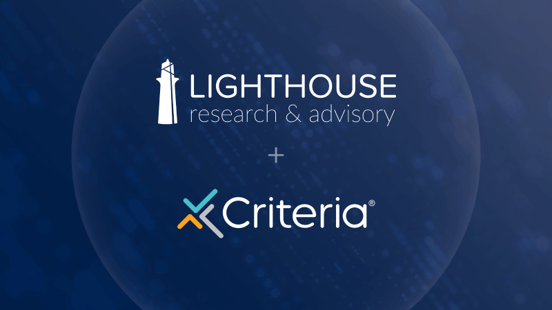 Lighthouse Research and Advisory + Criteria logo