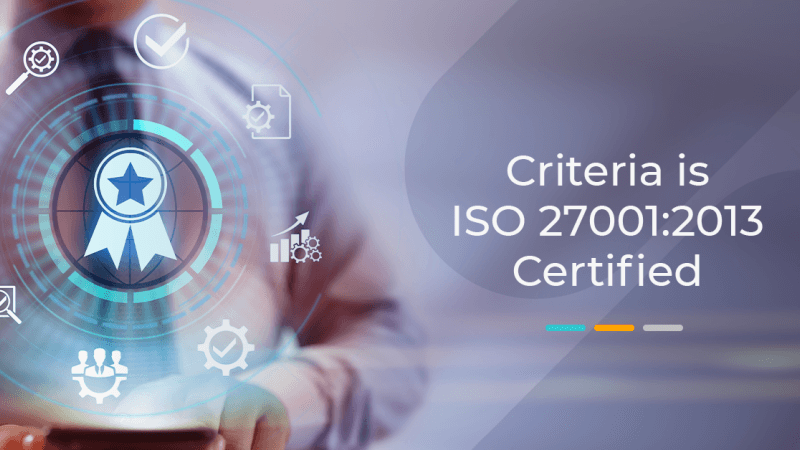 Criteria Corp is ISO27001 Certified