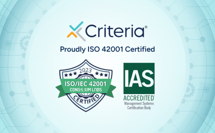 Criteria Corp has achieved ISO 42001 Certification for AI Systems Management