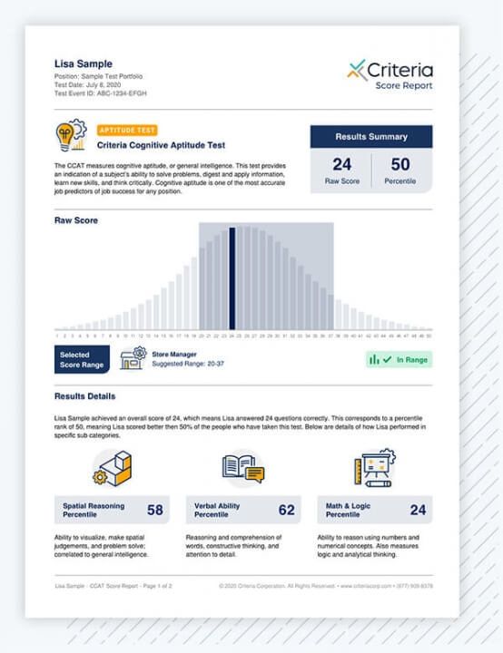 Cognitive Test Online