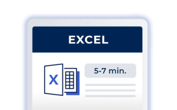 Excel 5 to 7 minutes
