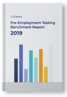 2019 Pre-Employment Testing Benchmark Report E-Book Cover