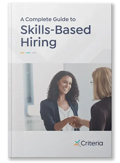 eBook cover for A Complete Guide to Skills-Based Hiring